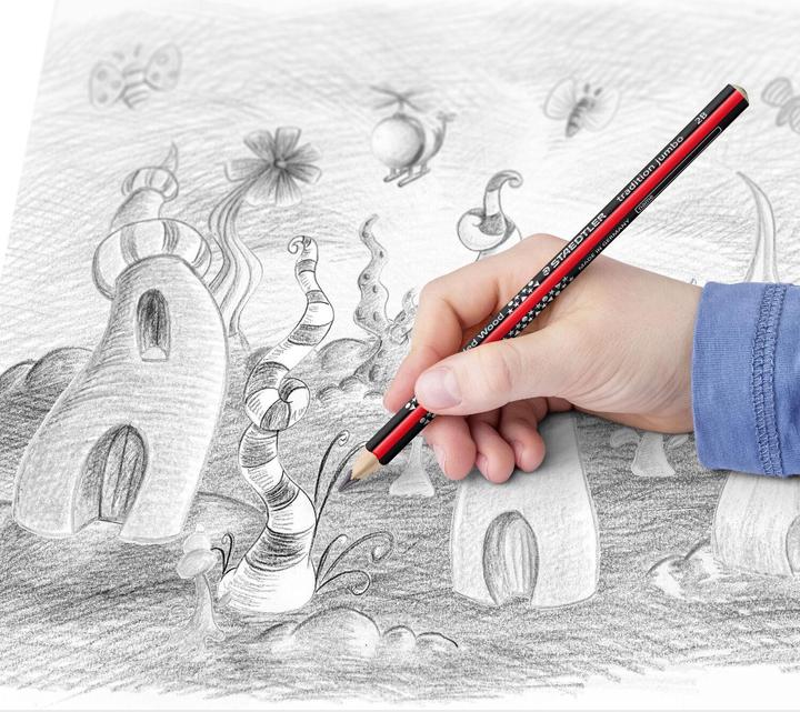 Produktbild Staedtler Tricki Dicki Schreiblern Bleistift 2B2er (2B, 2 x)
