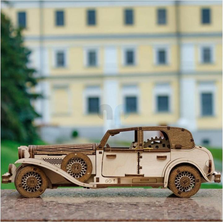 Produktbild Eco Wood Art 3D Holz Modellbausatz - Ferdinand Retro Car (278 Teile)