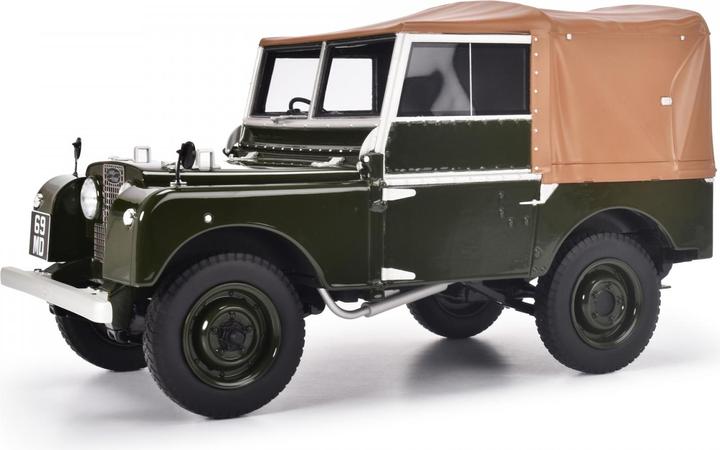 Actual product image Schuco Land Rover 80 dark green 1:12