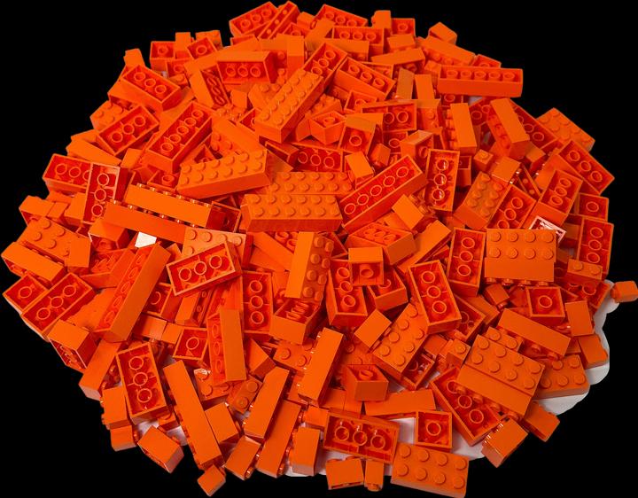 Actual product image LEGO Building Blocks High Orange Basic Mix - NEW! Quantity 50x (LEGO Classic)