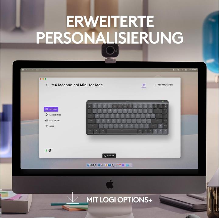 Produktbild Logitech MX Mechanical Mini for Mac (CH, Kabellos)