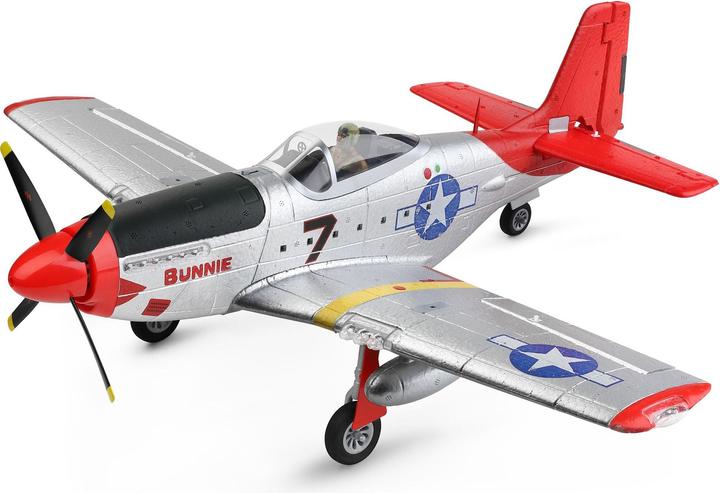 Amewi Warbird AMXflight P51 560 mm 4-channel, Gyro, RTF (Warbird)