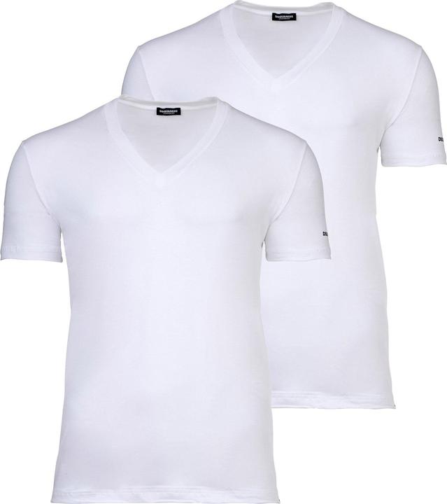 Actual product image Dsquared2 T-Shirt Casual Bequem sitzend TWIN PACK V-NECK T-SHIRT (XL)