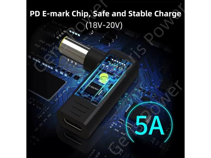 Produktbild PowerGuard USB-C to HP 4.5 x 3mm Notebook PD Charger Adapter 65W 19.5V (65 W)