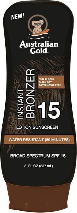 Actual product image Australian Gold Lotion Bronzer (Sun lotion, SPF 15, 237 ml)