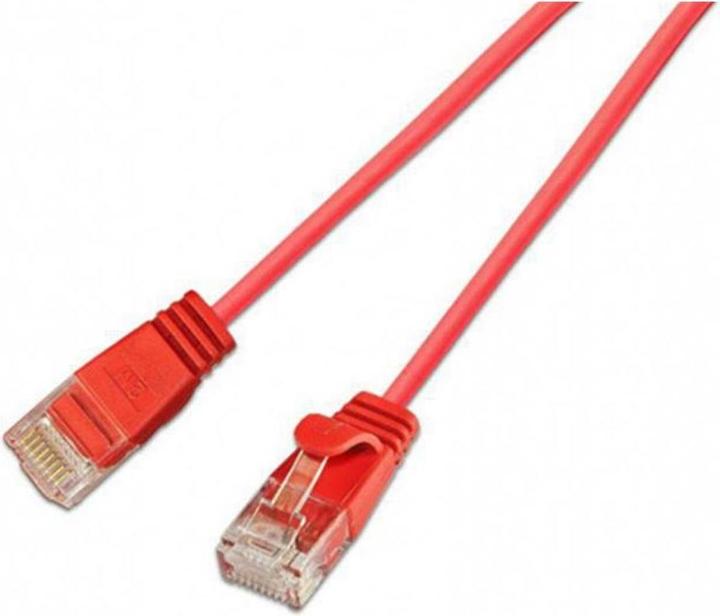 Wirewin Câble patch slim : UTP, 3m, rouge (U/UTP, CAT6, 3 m)