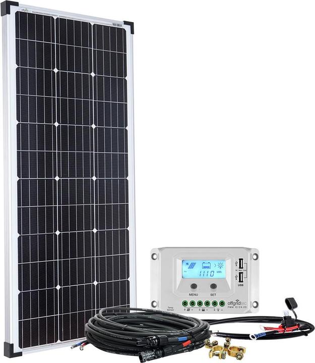 Offgridtec basicPremium-L 100W Solaranlage 12V Komplettsystem (100 W)