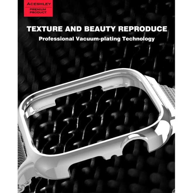 Actual product image MU Classic RJT Series Stainless Steel Bracelet with Magnetic Closure (40 mm, Stainless steel, Apple Watch Series 5, Apple Watch Series 6, Apple Watch SE, Apple Watch Series 4)
