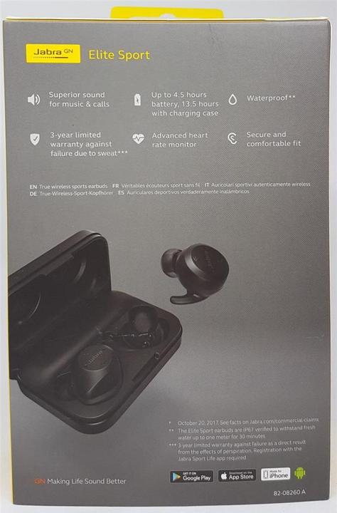 Actual product image Jabra Elite sport (4.50 h, Wireless)