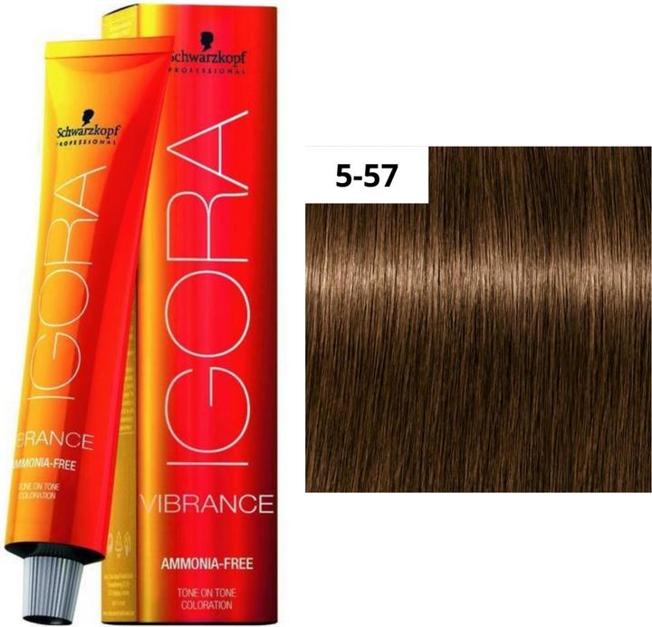 Image du produit Schwarzkopf Professional Coloration Igora Vibrance (5-57 Or brun clair Cuivre cuivré)