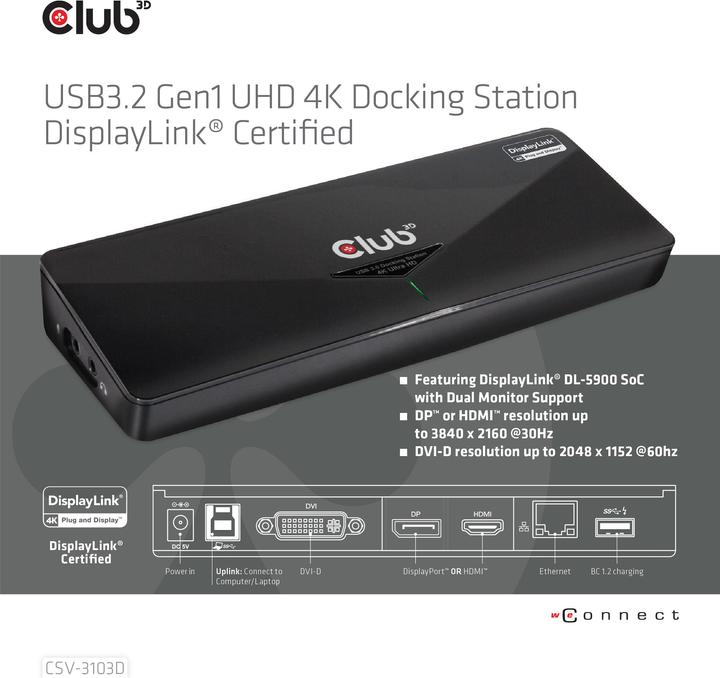Productafbeelding Club 3D Csv-3103d (USB-B, 9 Havens)