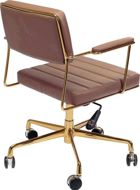 Image du produit Kare Design Chaise pivotante de bureau Dottore marron