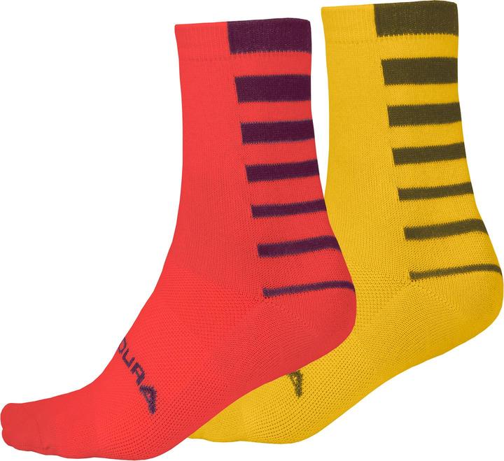 Produktbild Endura Coolmax® Stripe Socken (Doppelpack) (M/L)