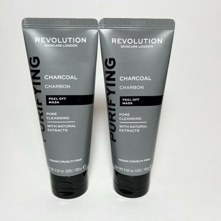 Actual product image Revolution Skincare Pore Cleansing Charcoal Peel Off Mask - Cleaning peeling mask - 100.0g (100 ml)