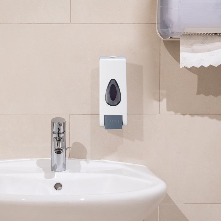 Actual product image Relaxdays Wall-mounted soap dispenser