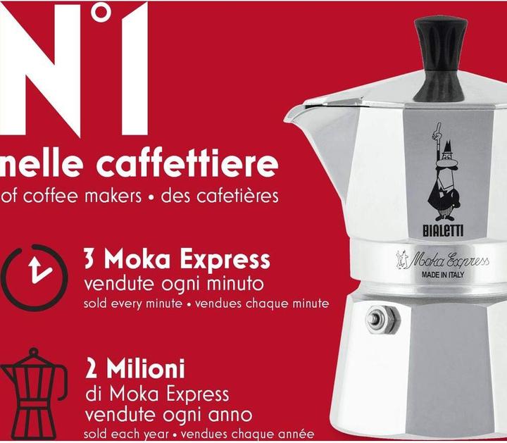 Actual product image Bialetti Moka Express (2 T.)