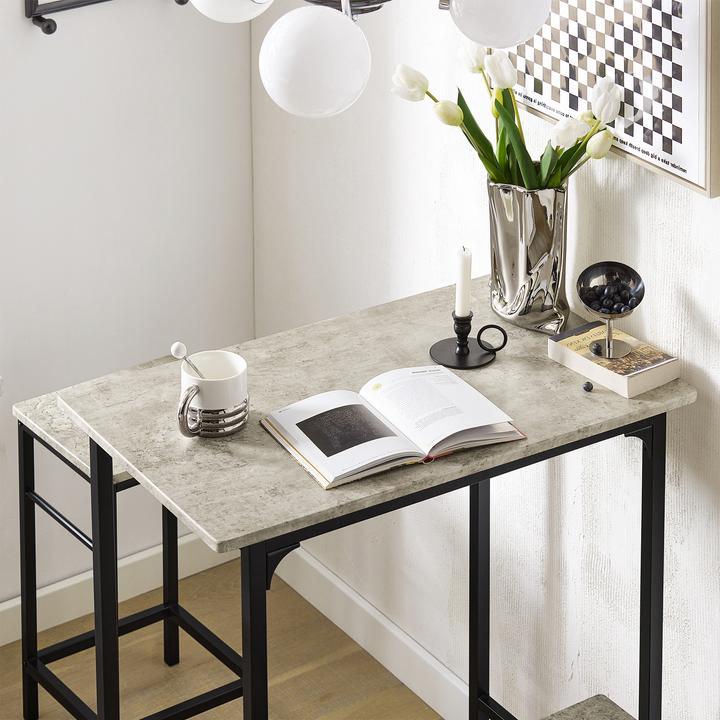 Produktbild SoBuy Bartisch mit Hockern Set (80 x 87 x 50 cm)