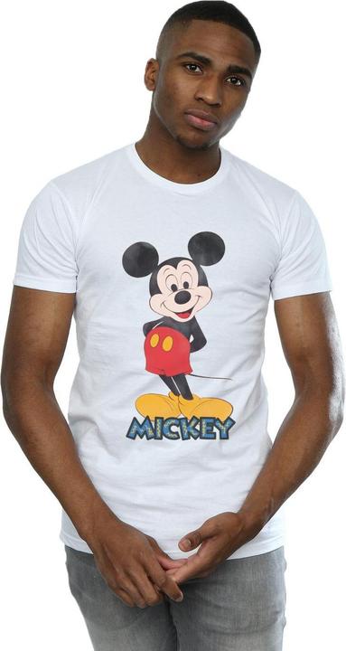 Actual product image Disney Mens Mickey Mouse Retro Pose T-Shirt (3XL)