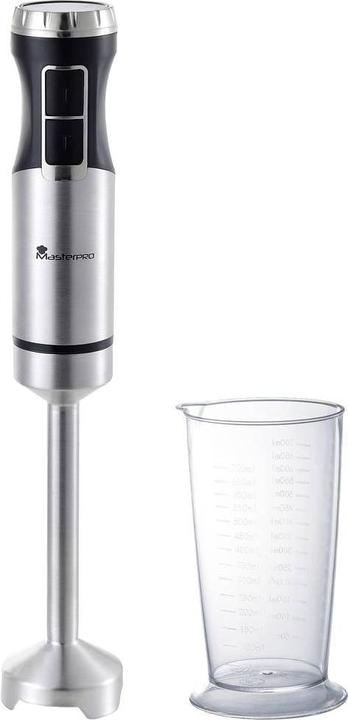 MasterPRO Stabmixer 1000W mit Messbecher Schwarz/Edelstahl