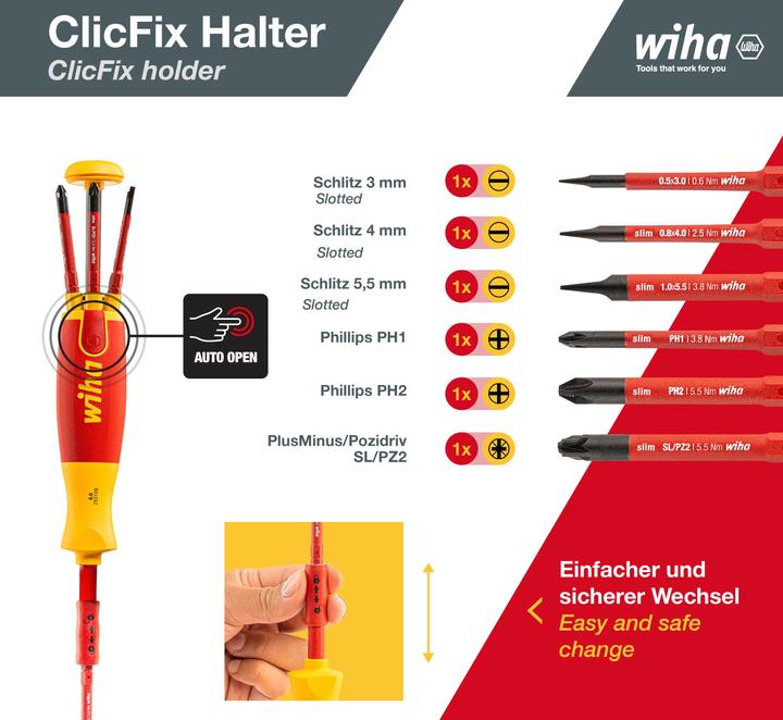 Produktbild Wiha Schraubendreher (Pozidriv-Kreuzschlitz (PZ))