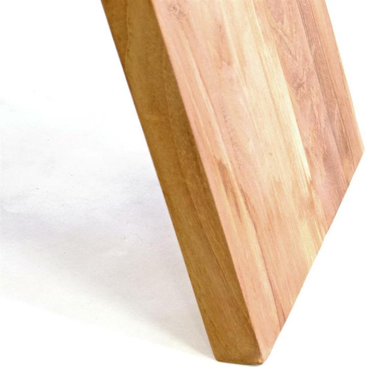 Actual product image VCM Hocker behandeltem Teakholz Sitzhocker Holzhocker massiv Höhe 47cm