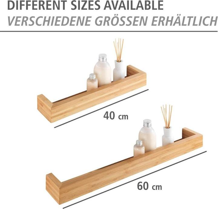 Actual product image Wenko Wall shelf Bambusa 60 cm