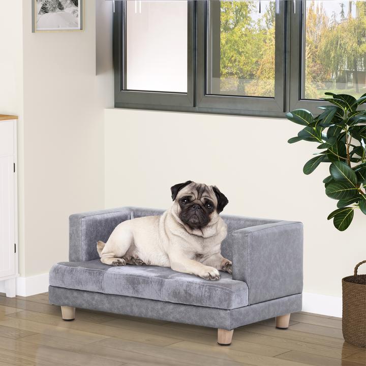 Actual product image PawHut Dog sofa in a modern design (Dog)