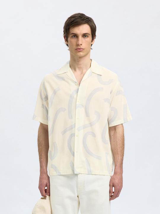 Produktbild Selected Homme Print Kurzarmhemd (S)