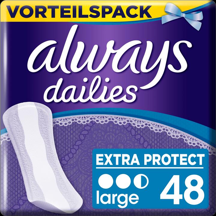 Produktbild Always Dailies Extra Protect (48 x, Damenbinden)
