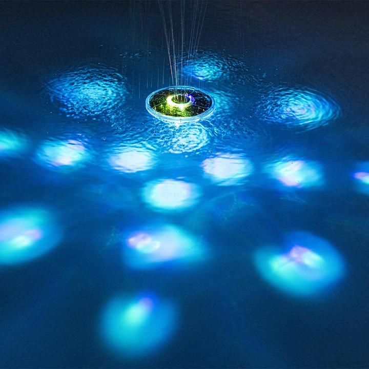 Actual product image Bestway FloatBright Solar LED Pool Fountain