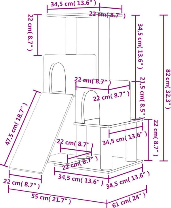 Immagine prodotto VidaXL Sigrun (82 cm, Crema)