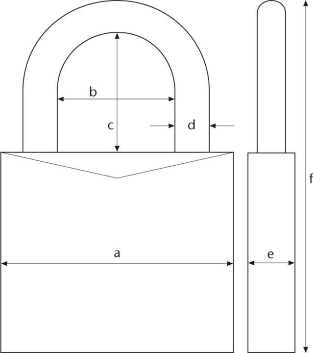 Immagine prodotto Abus Serratura a combinazione 145/40