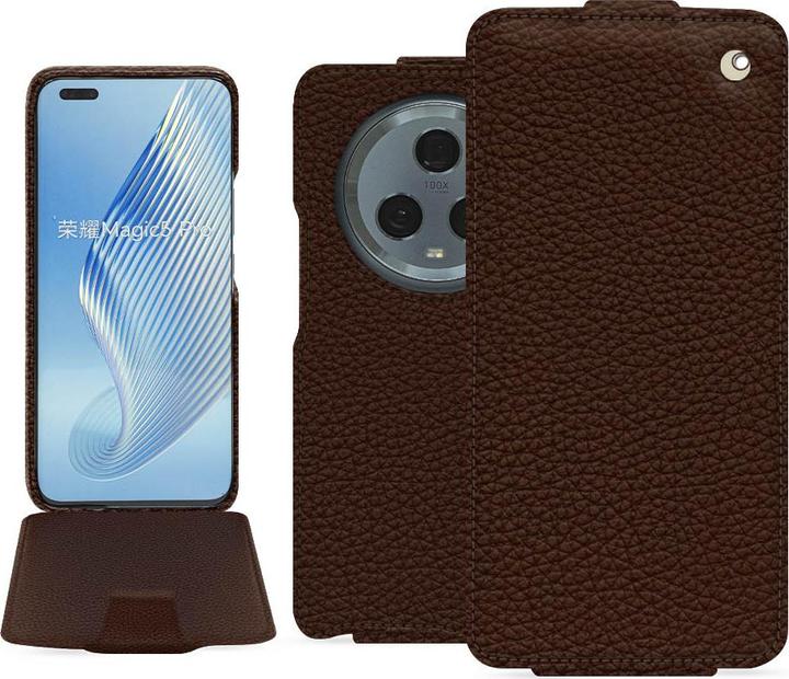 Actual product image Noreve Vertical leather shell (Honor Magic5 Pro)