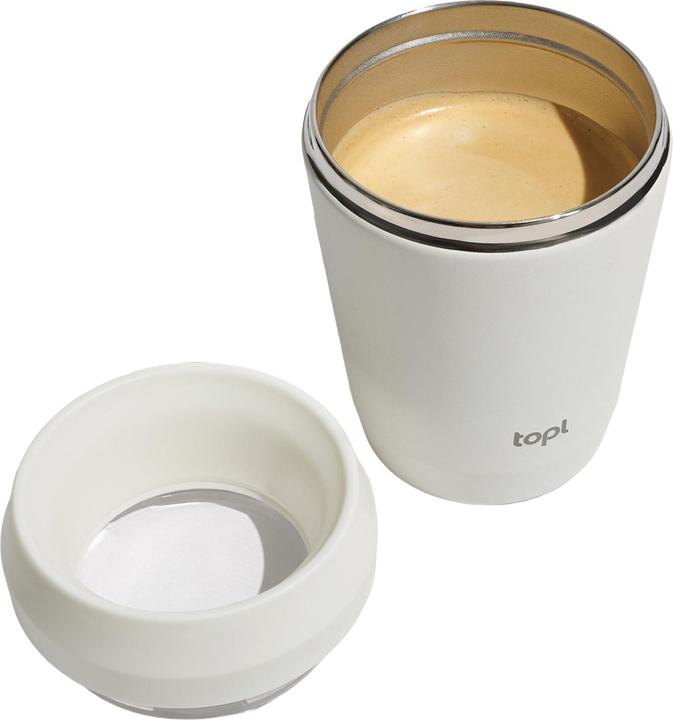 Produktbild Topl Trinkbecher To Go Patentierter 360° Deckel Edelstahl 235ml (0.24 l)