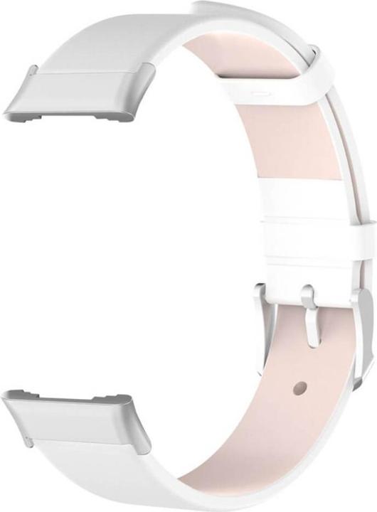 Produktbild Cover-Discount OPPO Watch Free - Lederarmband weiss (Kunstleder)