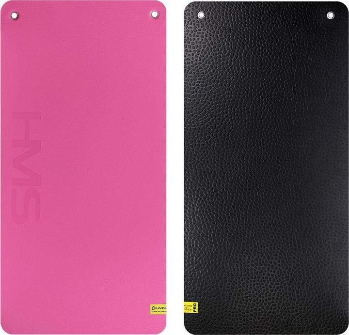 HMS Tapis de fitness Club avec trous rose Premium MFK02 (20 mm)