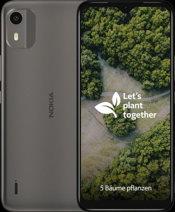 Actual product image Nokia C12 (64 GB, Charcoal, 6.30", Dual SIM, 8 Mpx, 4G)