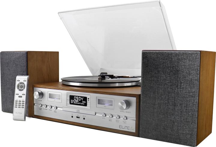 Actual product image Soundmaster PL895 (Record player, Bluetooth, CD player, 2x 12.5 W)