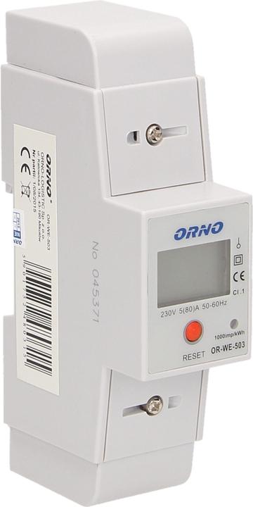 Image du produit Orno 1 Fazowy Wskaźnik Zużycia Energi