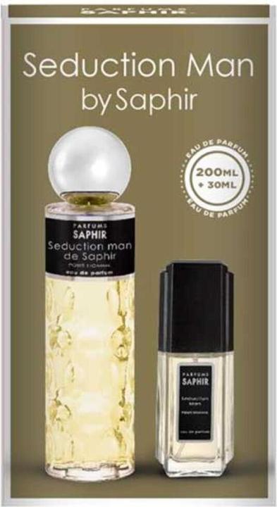 Produktbild Saphir SEDUCTION MAN EDP SPRAY 200 ML + EDP 30 ML (Manicure set)