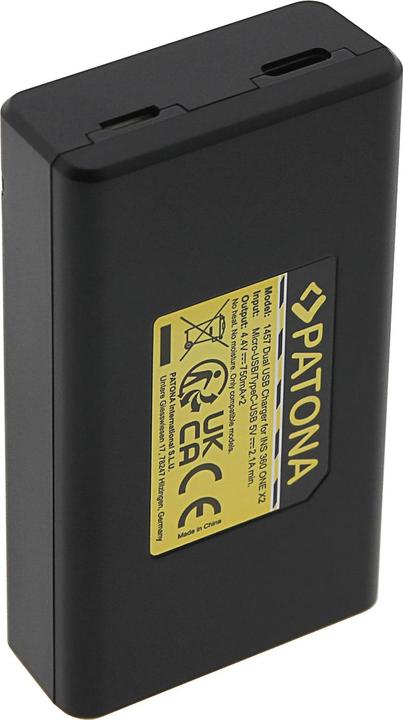 Actual product image Patona Charging g. Dual USB Insta 360 ONE X2 (Charger)