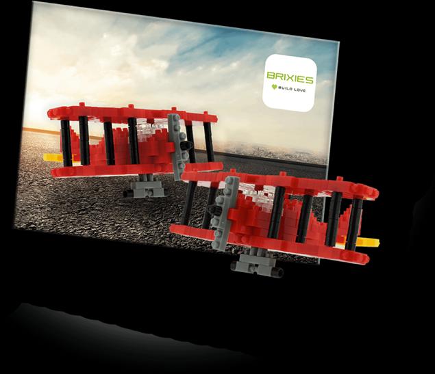Produktbild Brixies Postkarte Doppeldecker