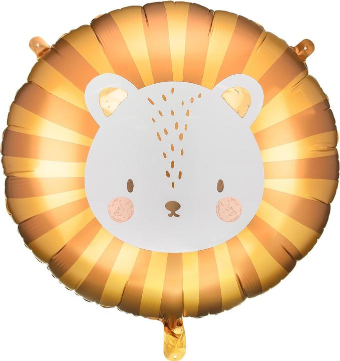 Image du produit Partydeco Ballon en plastique Lion 70 x 67 cm, jaune (1 x)
