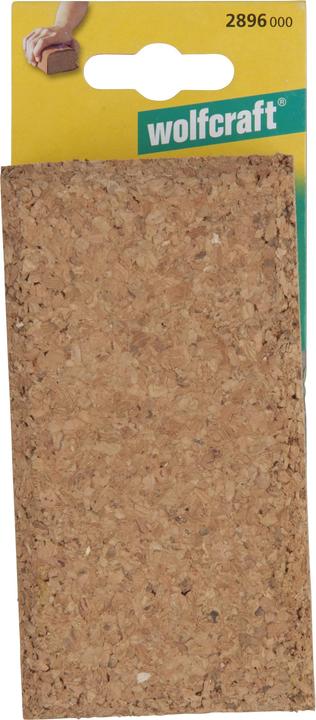 Actual product image wolfcraft wolfcraft 1 hand sanding block cork 123x67x35mm (P12)