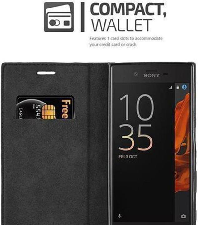 Productafbeelding Cadorabo Boek Onzichtbare Magneethoes (Sony Xperia X Compact)