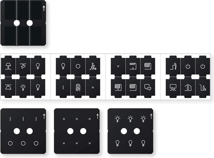 Produktbild Schneider Electric Folienset für KNX Tastsensor Pro, System Design MTN6270-0011