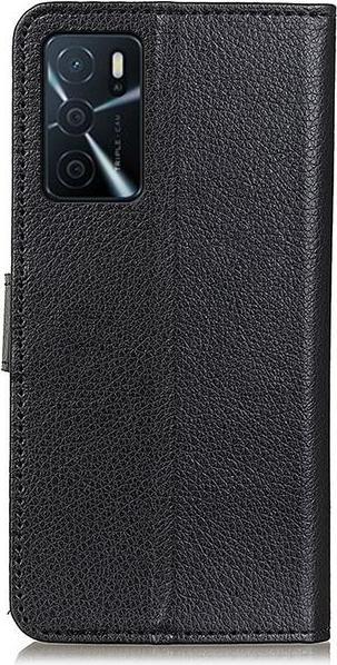 Actual product image MU Classic Litchi Leather Bookcover Series (Oppo A16s, Oppo A54s)