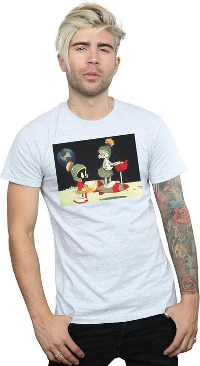 Actual product image Looney Tunes Mens Bugs Bunny Spaced T-Shirt (XL)