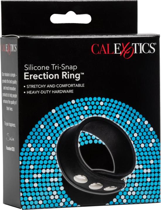 Produktbild CalExotics Silicone 3-Snap Erection Ring (6 cm)
