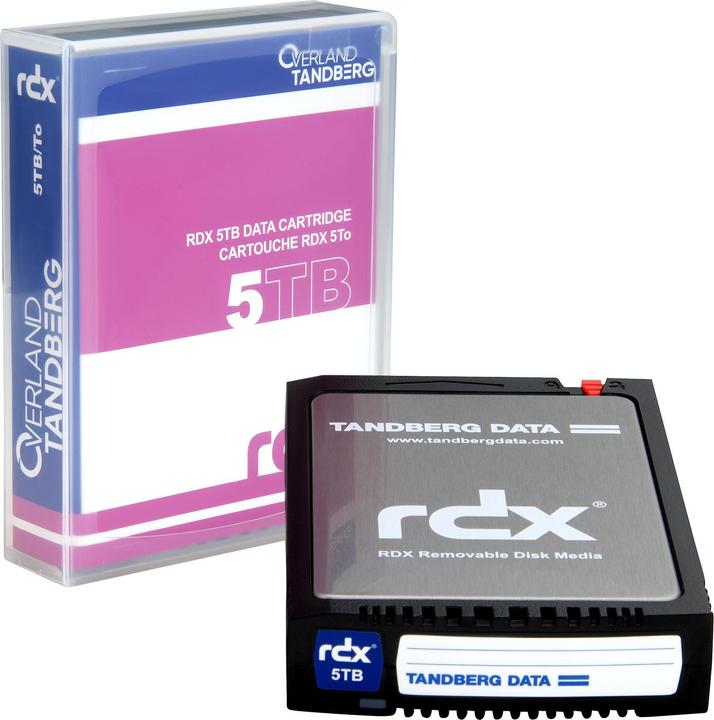 Actual product image Tandberg Data RDX Medium (RDX (HDD), 5000 GB)